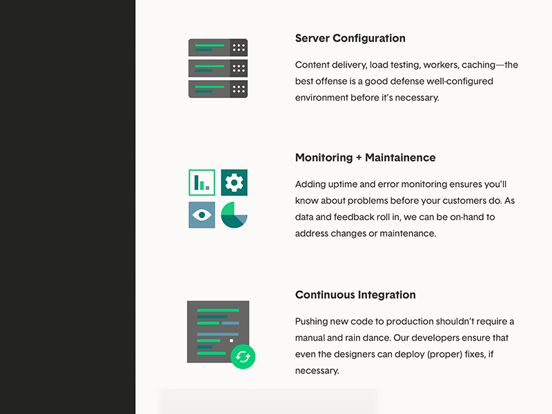 Monitoring + Maintainence animation data eye gear gif graph icon illustration monitor settings