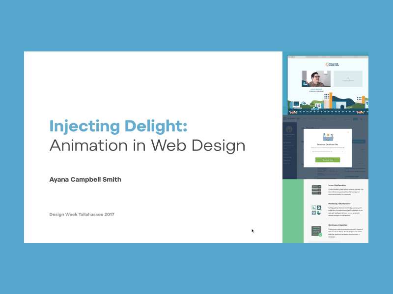 Injecting Delight: Animation in Web Design