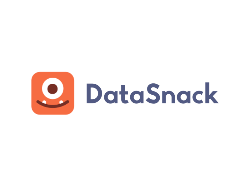 DataSnack Logo Animation after effects animation character cute cyclops flat gif illustration logo monster motion