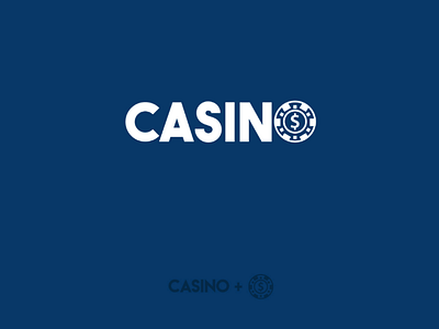 Casino Minimal branding design freelancer freelancing logo minimal