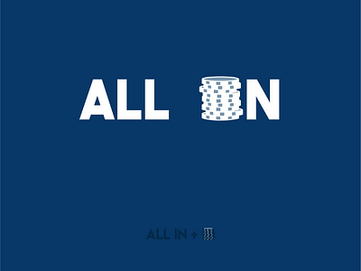 All in. Casino Theme. design graphics minimal
