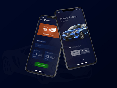 UI Design for ZoomCar