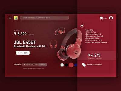 UI Design for Flipkart