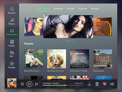 Music App Redesign redesign