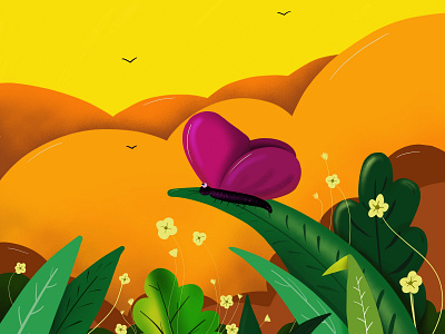 Butterfly apple ipad apple pencil applepencil art artwork colourfull digital art digital painting digitalart illustraion illustrator ipadpro ipadproart procreate vector