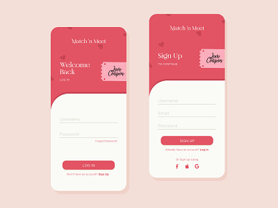 Daily UI 001 - Sign up app signup signup screen typography ui ux web