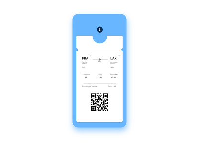 Daily UI 024 - Boarding Pass 024 app boardingpass ui branding daily ui design illustration logo typography ui ux vector web