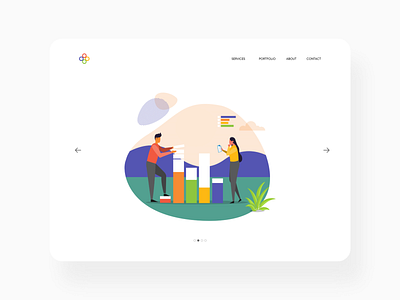 Landing page Illustration