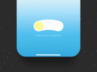 Sleepo aftereffects adobe aftereffects auto animate focus clock app sleep app dark ui animation microinteraction interaction design sleep ui animation
