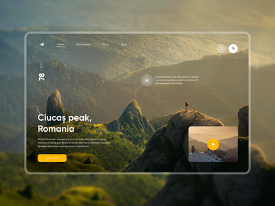 Travel: Landing page