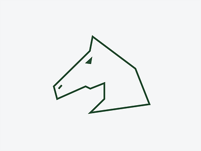 The Horse drawing illustration illustrator line art minimal