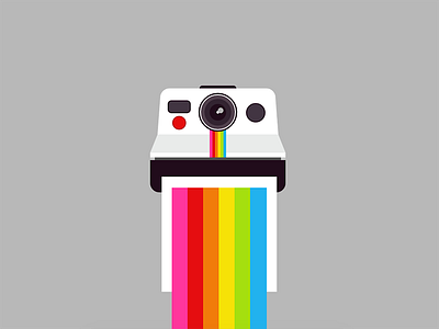 CSS Polaroid Icon camera css html icon web design