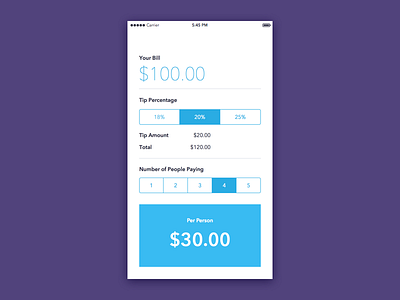 Tipping App app screen codepath ios iphone receipt swift tip ui xcode