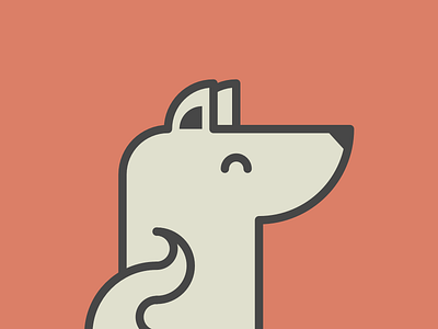 Hey, Pup! animal dog illustration illustrator line art pet