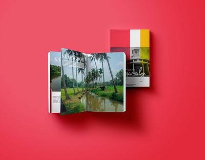Coffee table book angamaly book book cover branding coffee table book kerala layout layout design vector