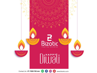 diwali social media post branding graphic design ui