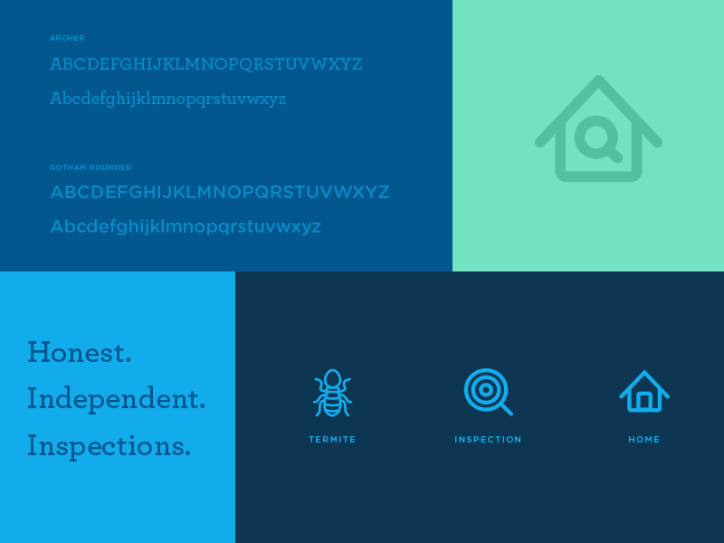 *GIF - Brand Exploration blue brand green home icons identity lange logo