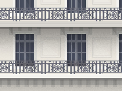 French Apartments apartments architecture french illustration paris