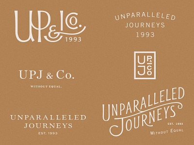 UPJ branding gold identity logo upj