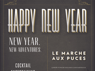 New Years new years texture tommasso typography valencia