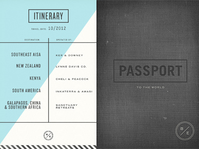 Passport booklet itinerary passport texture vintage