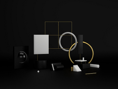 We Are! 3D Product Set art direction branding cinema4d design lighting rendering set design texturing