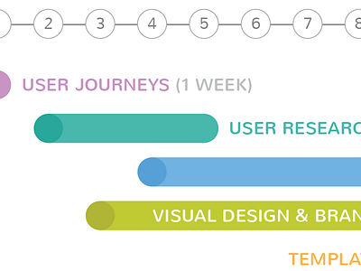 Timeline Visualization data visualization digital timeline user journeys user research