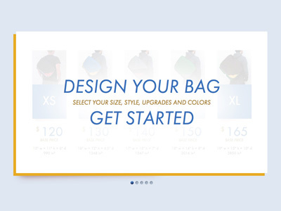 Product Customizer 1 e commerce futura minimal typography web design