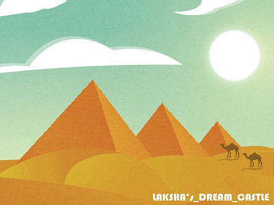 Desert art design illustration illustration design illustrator vector