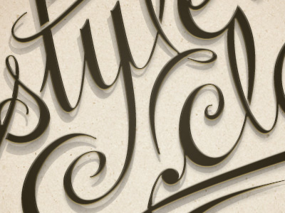 Style Cont. custom hand drawn lettering letters script typography vector writing written