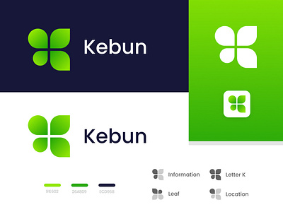 Kebun App Logo a letter logo alphabet logo brand brand logo branding branding logo bussines bussines logo company logo logo logo design
