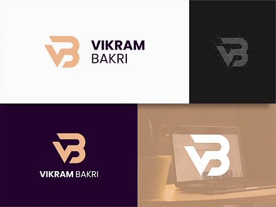 Vikram Bakri - Concept Logo alphabet logo brand brand logo branding branding logo bussines bussines logo design logo logo design