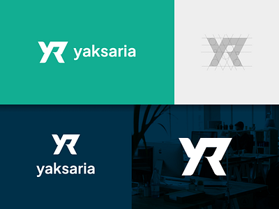 Yaksaria Logo Design alphabet logo branding logo design graphic design logo design logo presentation minimalist logo modern logo visual branding