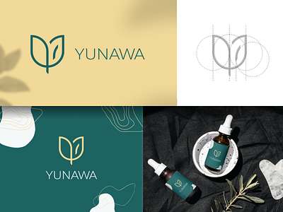 Yunawa Logo Design branding branding logo logo 2023 logo design logo preview parfume logo visual branding wordmark logo