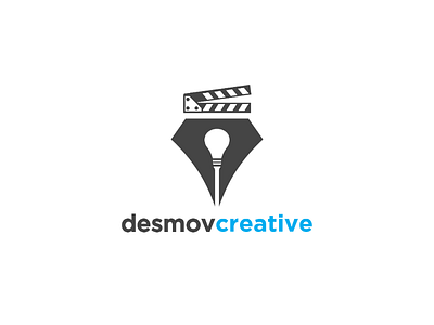 Desmov Creative Logo cinema logo design logo design logo inspiration