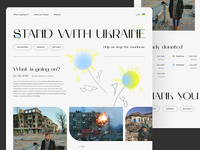 #StandWithUkraine 2022trends app best shot branding dailyui design editing illustration logo minimal standwiithukraine trend trending ui uichallenge uitrends ukraine ux