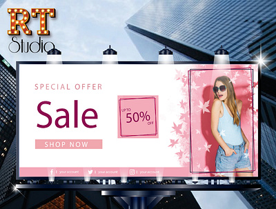 Bill Board Design banner design billboard billboard design design design art designer graphic designer graphicdesign poster design sale banner