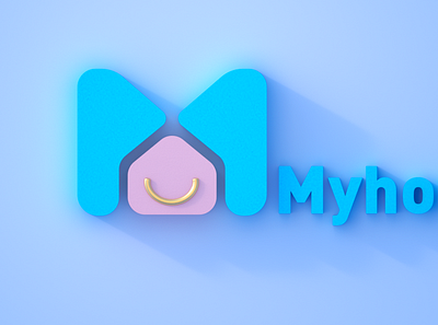 Myhome logo c4d logo