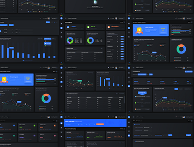 Analytics Dashboard UI Kit app design colorful flat design dashboard illustration ios app design typography ui interface ux vector web