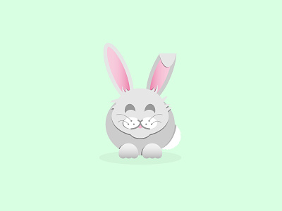 Bunny Rabbit illustration animal cute design drawing fun illustration minimal pet simple