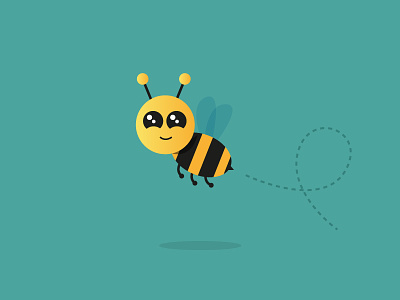 Bumblebee illustration bee bug cute design drawing fun illustration insect minimal simple