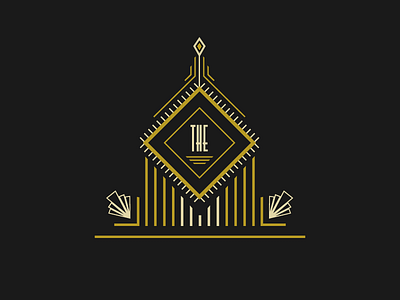 WIP 20's poster 20s art deco gold vintage