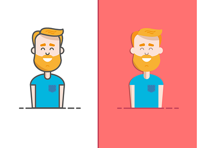 WIP Family Illustration Dad beard dad family illustration wip