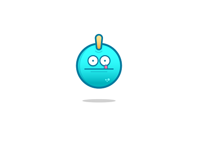 Little monster 3 cartoon character fun icon simple