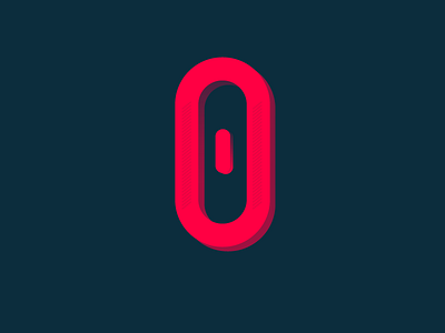 #Typehue Week 27: 0 brand clean design gradient icon logo number simple zero