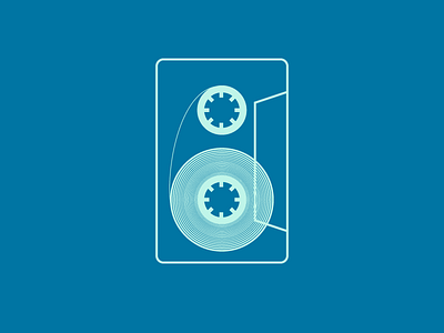 #Typehue Week 33: 6 80s cassette design film icon lettering movie numbers retro simple tape typography
