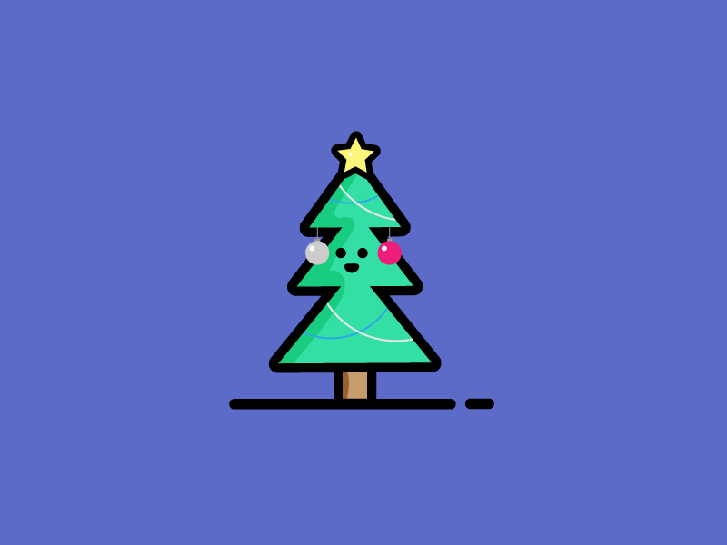 Christmas Tree by Michael Jaz on Dribbble