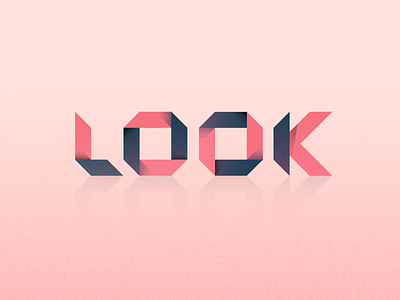 Look - 36 days of type art font geometric lettering simple texture typeface typography