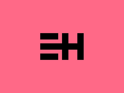 EH Logo concept brand concept creative icon identity lettering logo minimal simple symbol typography visual