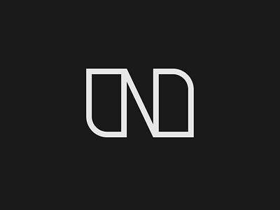 N & N branding character concept curve design flat icon idea logo minimal mono monogram symbol thicklines type logo typogaphy vector